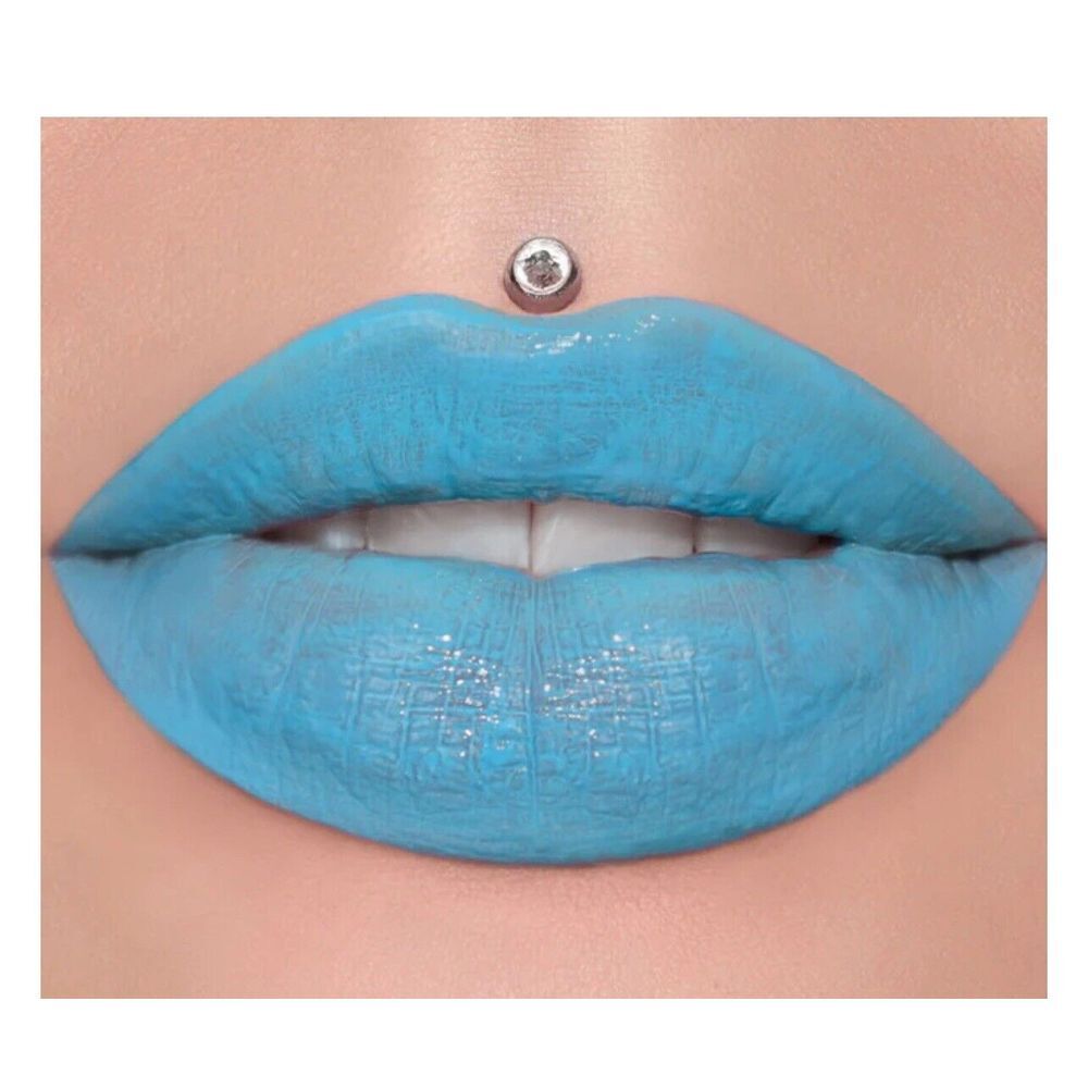 Jeffree‎ Star Cosmetic Supreme Gloss BLUE BALLS Neon Blue Lipgloss NEW